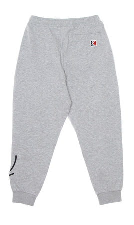 KARL KANI Pantalone Tuta Felpato Uomo Signature Retro Sweatpants Ash Grey da uomo