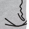 KARL KANI Pantalone Tuta Felpato Uomo Signature Retro Sweatpants Ash Grey da uomo