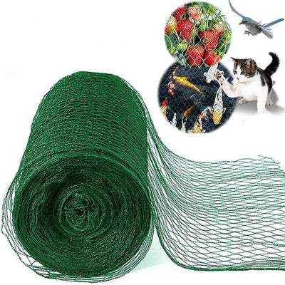 Rete Anti Animali Maglia Polietilene 1.5x10mt Verde Scuro Protezione Piante Orto 134617