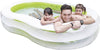 Piscina Gonfiabile Sagomata Famiglia Pool 240x140x47 Cm Trasparente Verde 016090