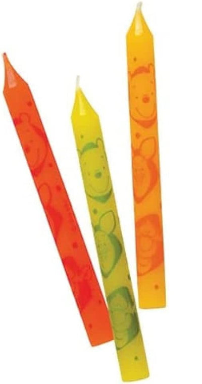 12 CANDELE TEMA WINNIE 6CM