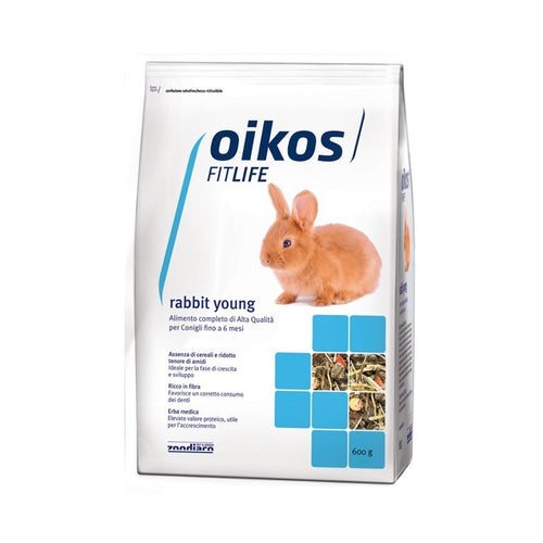 Oikos Fitlife Rabbit Young mangime per conigli giovani 600 gr