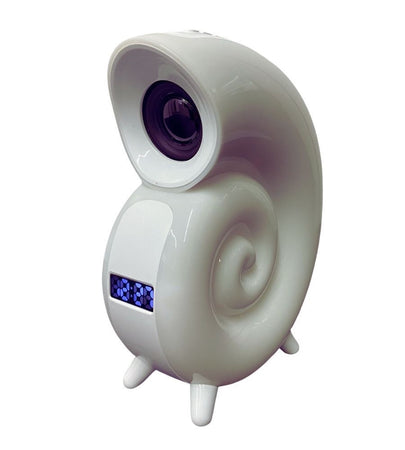 Cassa Speaker Bluetooth Bt Lampada Led Rgb Conchiglia Con Orologio Display Sveglia