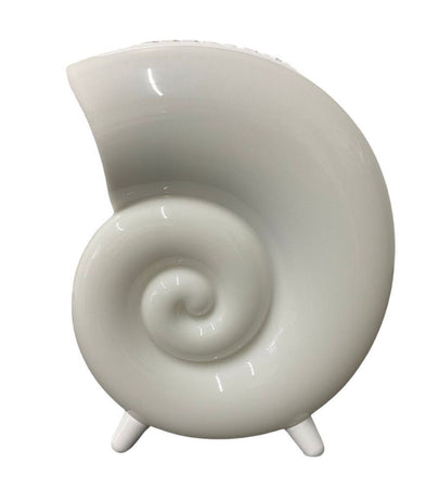 Cassa Speaker Bluetooth Bt Lampada Led Rgb Conchiglia Con Orologio Display Sveglia