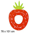 Salvagente Ciambella Gonfiabile Anello Forma Di Fragola 76x101cm Mare Piscina 016099