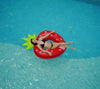Salvagente Ciambella Gonfiabile Anello Forma Di Fragola 76x101cm Mare Piscina 016099
