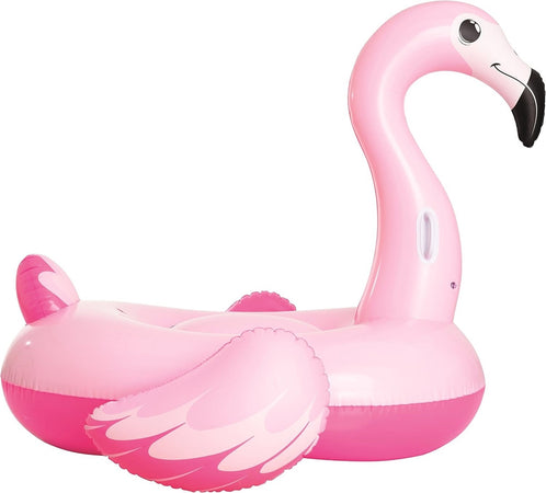 Fenicottero Gonfiabile 191x178cm Cavalcabile Con Maniglie Estate Piscina Mare 016103