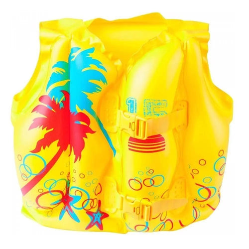 Giubbotto Giubbetto Salvagente Gonfiabile Tropicale 41x30cm Per Bambini 3-6 Anni 016107