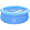 Piscina Anello Gonfiabile Per Famiglia 168x51cm Fuori Terra Esterni Cortile 016179