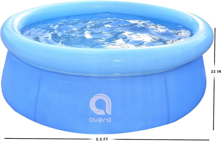 Piscina Anello Gonfiabile Per Famiglia 168x51cm Fuori Terra Esterni Cortile 016179