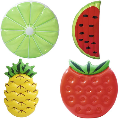 Materasso Gonfiabile Mare Design Frutta Assortita Ananas Fragola Anguria Lime 016127