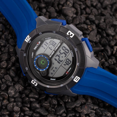 Sector Ex-04 Digitale Nero Blu Uomo 54 mm (R3251535002)