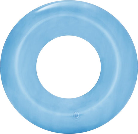Salvagente Gonfiabile Trasparente Colorato Ciambella Per Bambini Anello ø51cm 016136