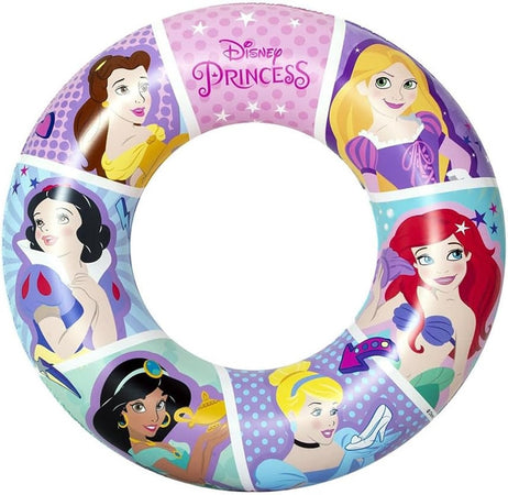 Salvagente Ciambella Gonfiabile Per Bambini Con Grafica Principesse Disney ø56cm 016125