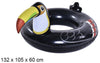 Salvagente Ciambella Gonfiabile A Forma Di Tucano Nero 132x105x60cm Mare Piscina 016141