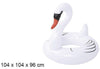 Salvagente Gonfiabile A Forma Di Cigno Bianco Galleggiante Mare 104x104x96cm 016149