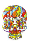 Materasso Isola Gonfiabile Per Piscina 193x141 Cm Design Pop Skull Galleggiante 016157