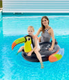 Gonfiabile Forma Di Tucano Materasso Galleggiante Piscina Spiaggia 128x104x60cm 016142