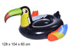 Gonfiabile Forma Di Tucano Materasso Galleggiante Piscina Spiaggia 128x104x60cm 016142