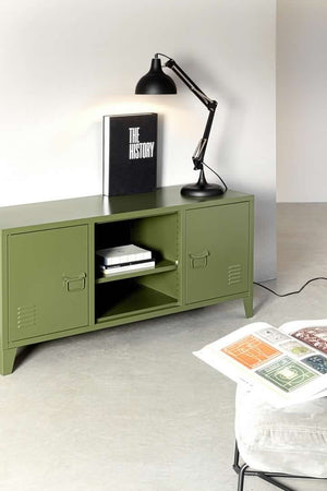Mobile porta TV "Cambridge" per interno 120,5 x h 58,5 cm