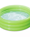 Piscina Gonfiabile Verde A 3 Anelli Per Bambini Rotonda 91 X 23 Cm Giardino 017550
