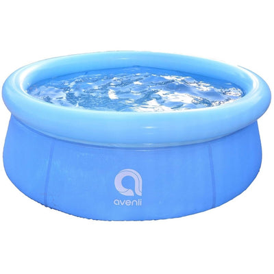 Piscina Ad Anello Gonfiabile Per Famiglia 183x50cm Fuori Terra Esterni Cortile 017552