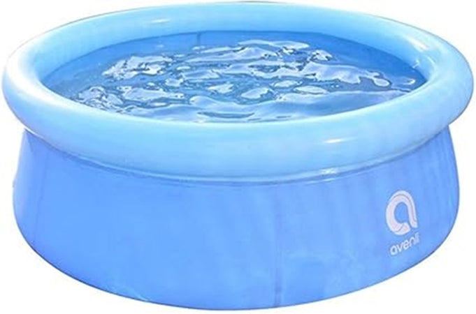 Piscina Ad Anello Gonfiabile Per Famiglia 183x50cm Fuori Terra Esterni Cortile 017552