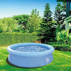 Piscina Ad Anello Gonfiabile Per Famiglia 183x50cm Fuori Terra Esterni Cortile 017552
