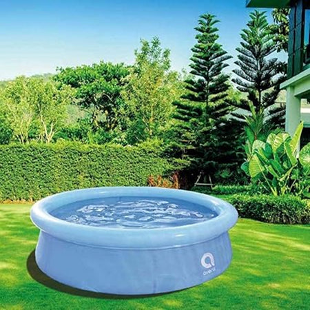 Piscina Ad Anello Gonfiabile Per Famiglia 183x50cm Fuori Terra Esterni Cortile 017552