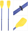 Coppia Remi Di Plastica Pagaia Per Barca Canoa Canottaggio Kayaing 124 Cm 017539