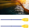Coppia Remi Di Plastica Pagaia Per Barca Canoa Canottaggio Kayaing 124 Cm 017539