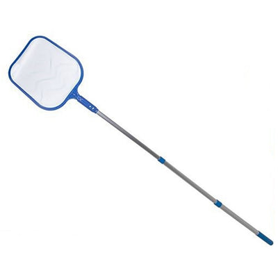 Retino Per Piscina Con Manico Estensibile 185x30cm Strumento Pulizia Foglie 017544