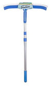 Spazzola Curva Per Pulizia Fondo Parete Piscina Con Asta Regolabile 158x46cm 020059