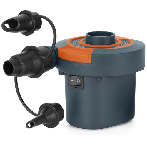 Pompa Ad Aria Elettrica Di Gonfiaggio Con Adattatori Per Valvole 220v Portatile 020053