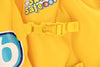 Giubbotto Da Nuoto Gonfiabile Per Bambini Piccoli Galleggiamento 51x46cm Giallo 019948