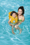 Giubbotto Da Nuoto Gonfiabile Per Bambini Piccoli Galleggiamento 51x46cm Giallo 019948