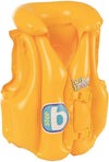 Giubbotto Da Nuoto Gonfiabile Per Bambini Piccoli Galleggiamento 51x46cm Giallo 019948