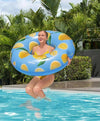 Ciambella Salvagente Gonfiabile Per Piscina Stampa Al Limone Profumato ø119cm 019976