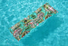 Materassino Gonfiabile Fantasia Floreale 183x69cm Per Mare Spiaggia Piscina 019962