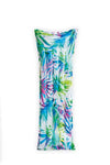 Materassino Ad Aria Gonfiabile Galleggiante Fantasia Florale Tropicale 183x69cm 019961