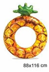 Ciambella Galleggiante Salvagente Gonfiabile Mare Piscina Forma Anguria Ananas 019960