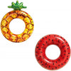 Ciambella Galleggiante Salvagente Gonfiabile Mare Piscina Forma Anguria Ananas 019960