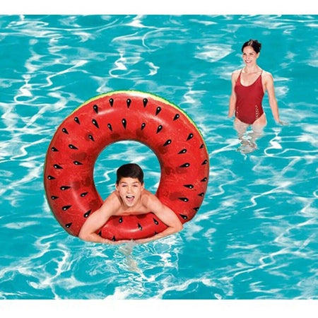 Ciambella Galleggiante Salvagente Gonfiabile Mare Piscina Forma Anguria Ananas 019960