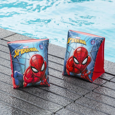 Braccioli Gonfiabili Stampa Spiderman 23x15cm Mare Piscina Estate Per Bambini 019943