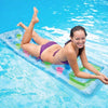 Materassino Gonfiabile 188x71cm Trasparente Con 18 Fori Materasso Piscina Mare 019966