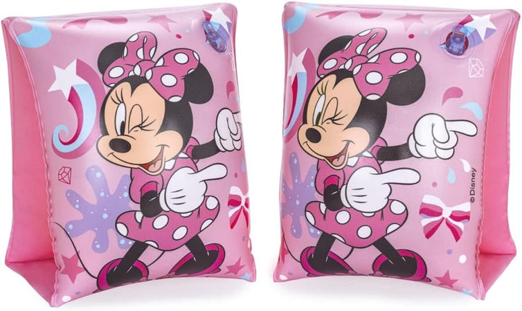 Braccioli Gonfiabili Minnie Valvole Sicurezza Accessori Mare Piscina 23x15cm 019968