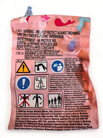 Braccioli Gonfiabili Minnie Valvole Sicurezza Accessori Mare Piscina 23x15cm 019968