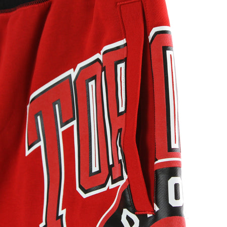 NIKE NBA Pantalone Corto Tuta Uomo Nba Short Fleece Courtside 75 Torrap University Red/black/white/black da uomo