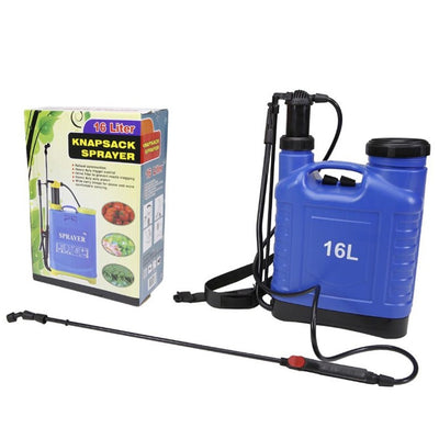 Spruzzatore A Spalla A Pressione Per Prodotti Giardino A Zaino Da 16lt Con Lancia 016543