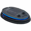 Pompa A Pedale Blu 3lt Gonfiatore Portatile Piedi Gonfiabile A Soffietto 23x17cm 016999